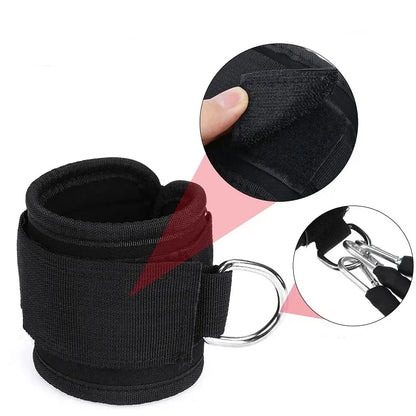 Professional Booty Leg Resistance Bands with Ankle Strap for Hip Fitness Training and Glute Workout for Women