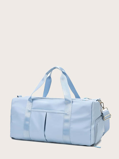 Women'S Multi-Purpose Sports Bag - Waterproof with Shoe Pocket for Yoga, Gym, and Travel