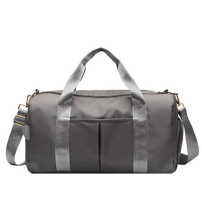 Women'S Multi-Purpose Sports Bag - Waterproof with Shoe Pocket for Yoga, Gym, and Travel